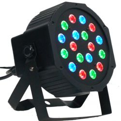 P032B PAR LED 18 LEDS 3W RGB